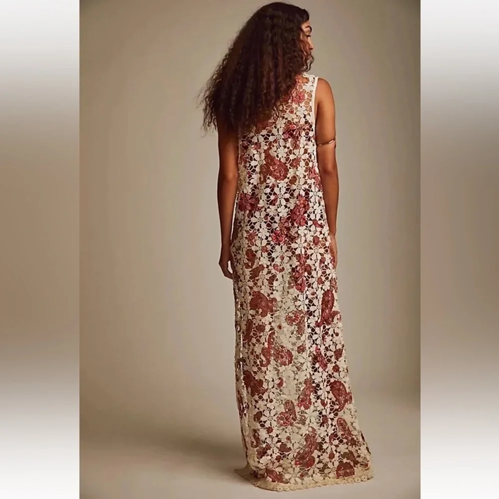 NWT Free People Lilly Lace Maxi Dress Size Medium